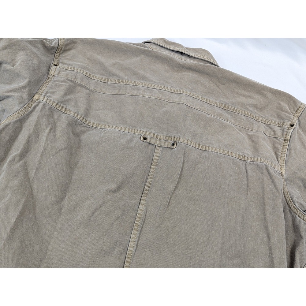 Levis Mens XL Jacket Shirt Barn Chore Shacket Brown Heavy Weight Long Sleeve‎ - Picture 10 of 10